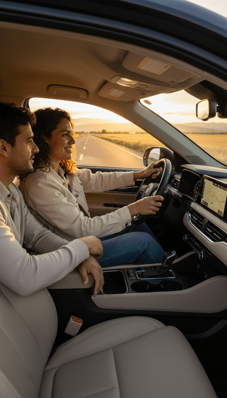 Rider confirming booking with driver